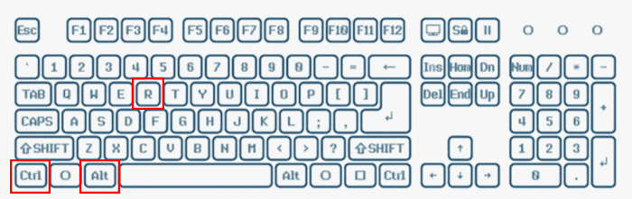 QQ录屏Ctrl+Alt+R快捷键